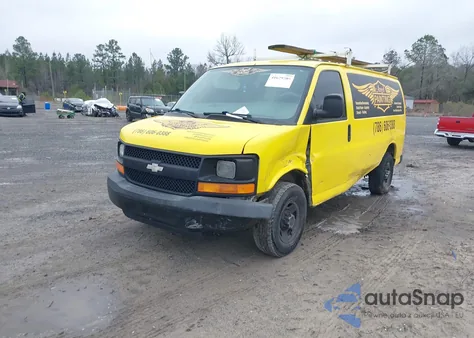 2007 Chevrolet Express Work Van from USA, damaged, VIN 1GCGG25V771104970